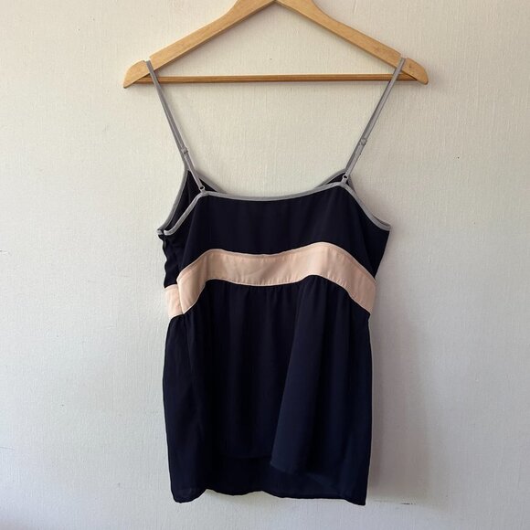 41 Hawthorn Coquette Camisole Womens Medium Color Block Tank Side Zip V-neck - Picture 6 of 6